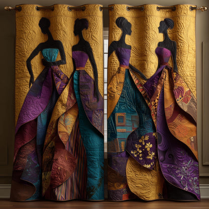 Melanin Quilted Curtains GFTOMA8287