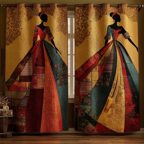 African Sunlight Quilted Curtains GFTOMA8292