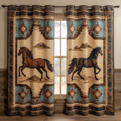 Horse Quilted Curtains GFTOMA8296