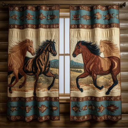 Horse Quilted Curtains GFTOMA8298