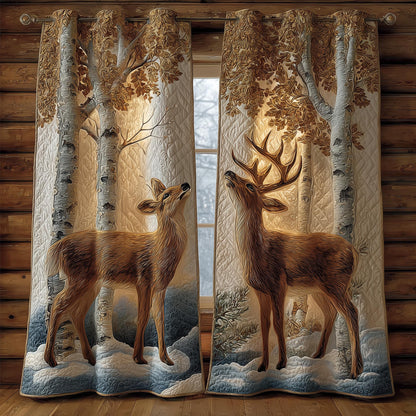 Deer Quilted Curtains GFTOMA8301