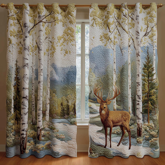 Deer Quilted Curtains GFTOMA8303