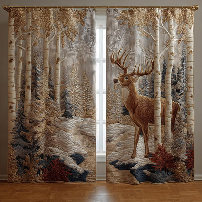 Deer Quilted Curtains GFTOMA8304