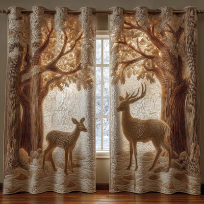 Deer Quilted Curtains GFTOMA8305