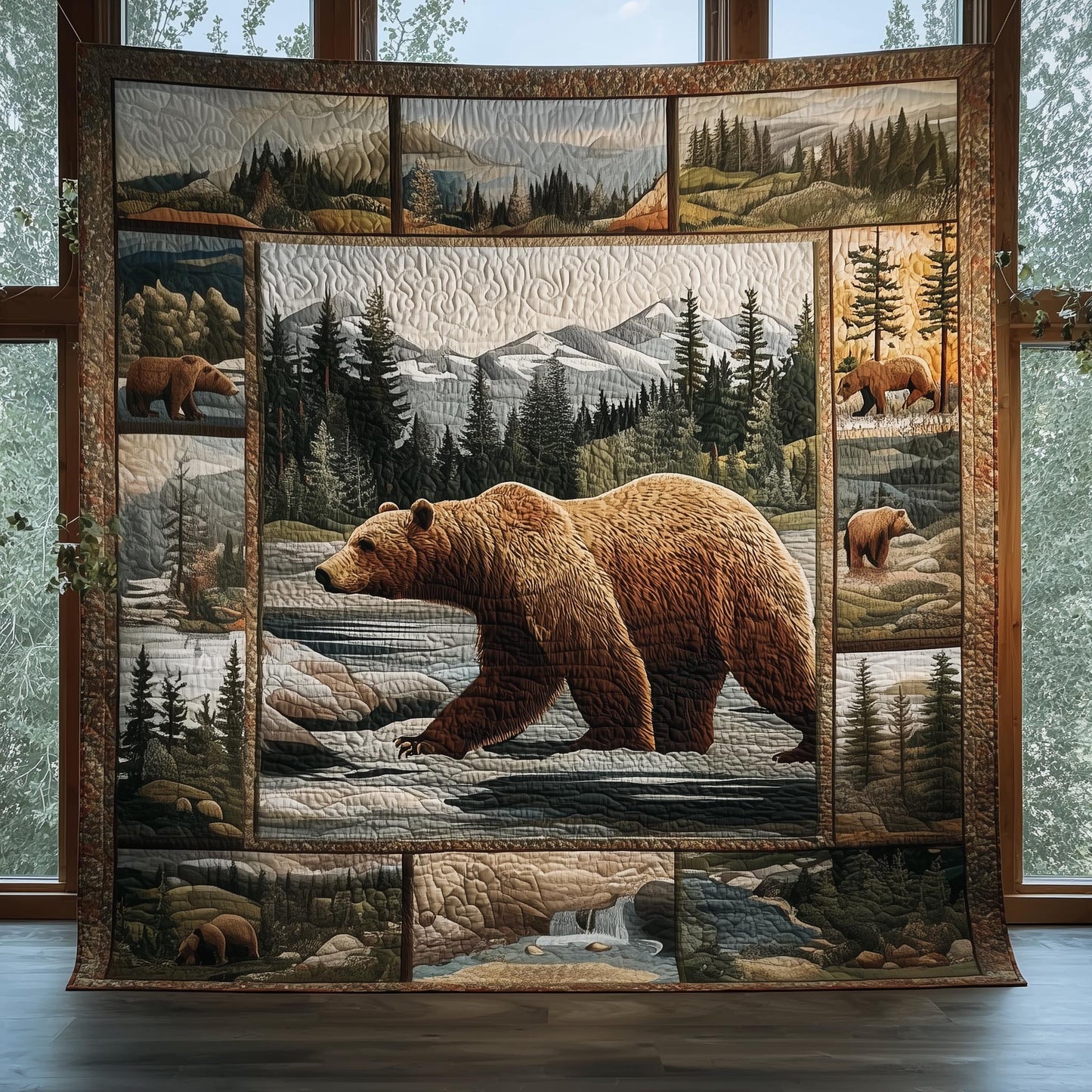 Bear Quilted Blanket GFTOMA8309