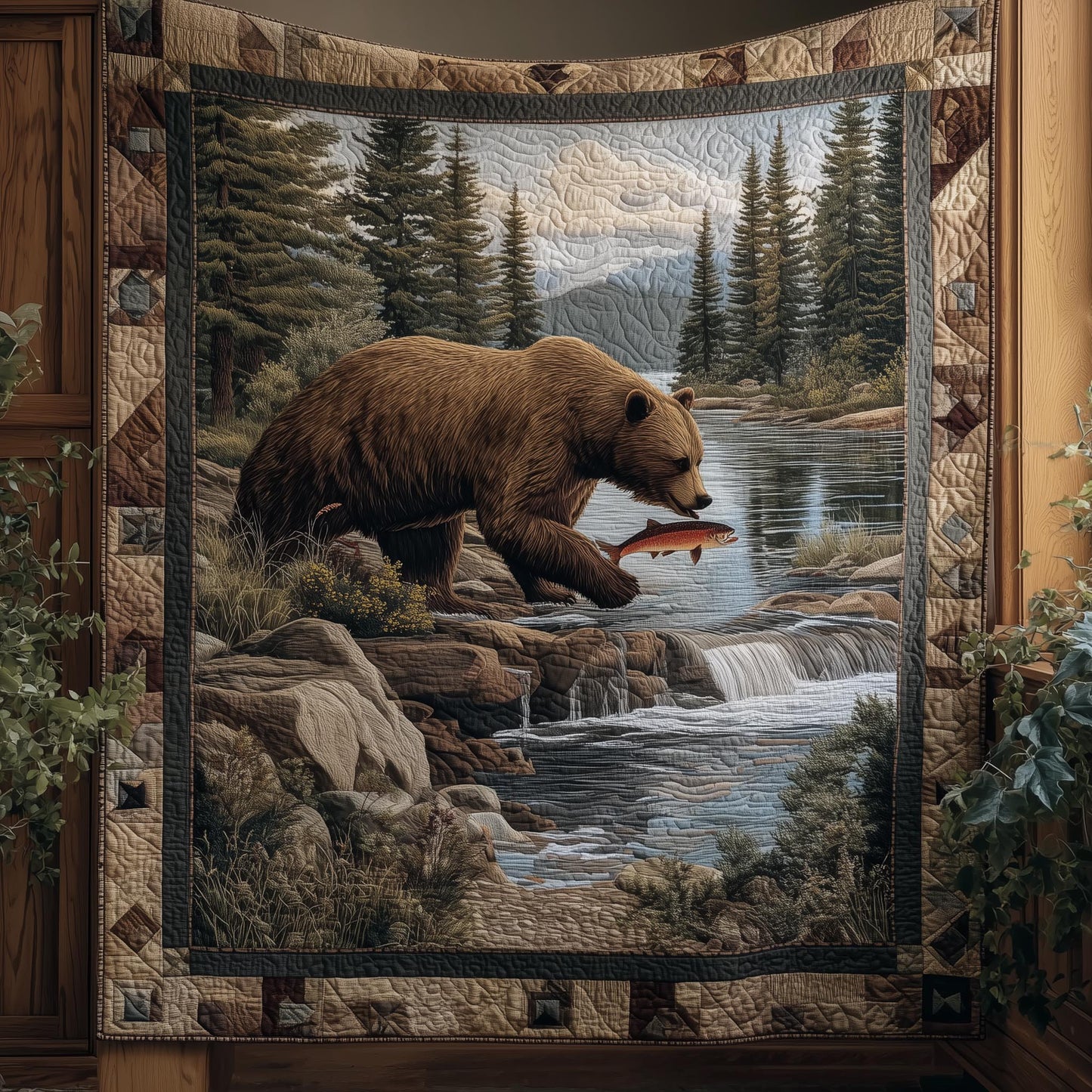Bear Quilted Blanket GFTOMA8311