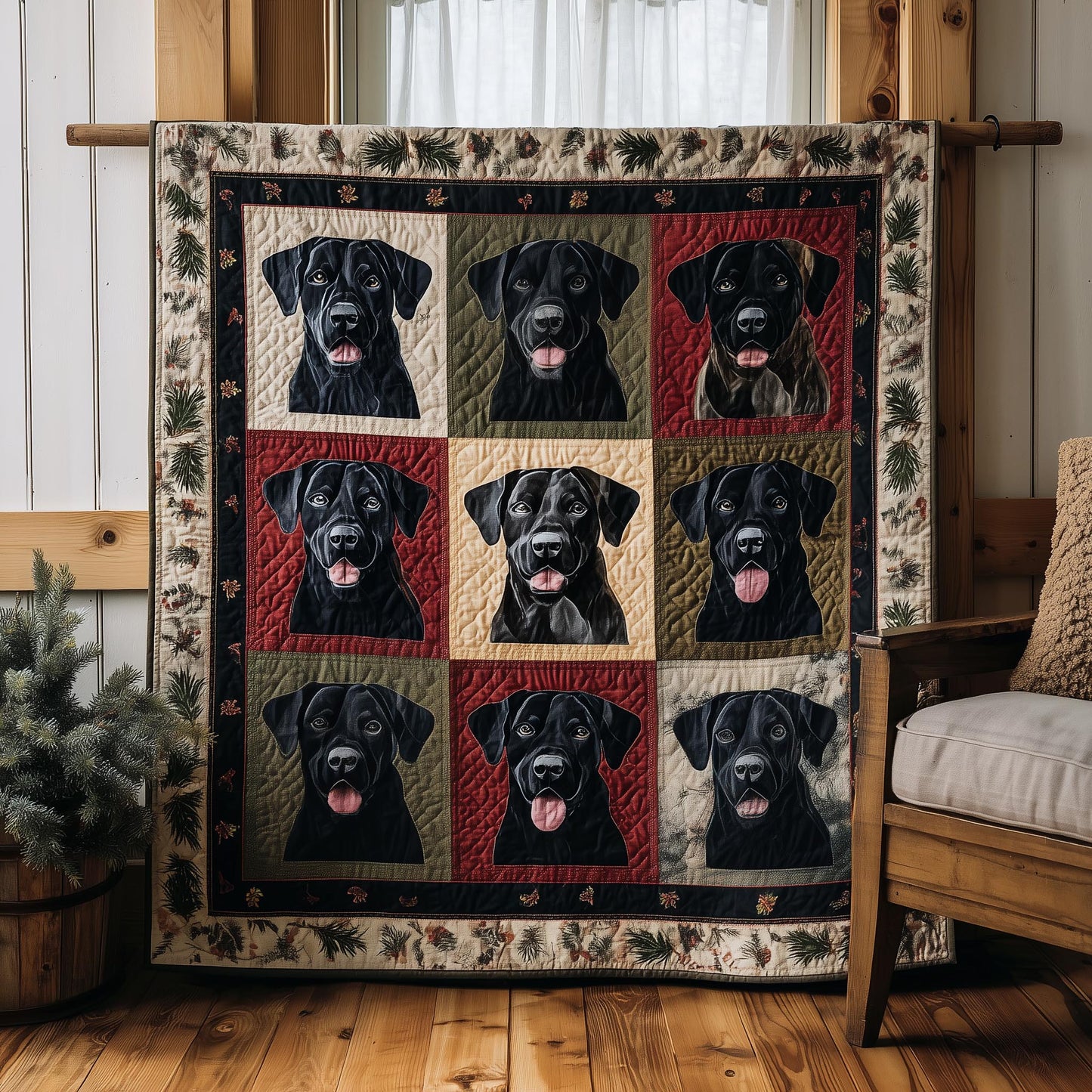 Labrador Quilted Blanket GFTOMA8314