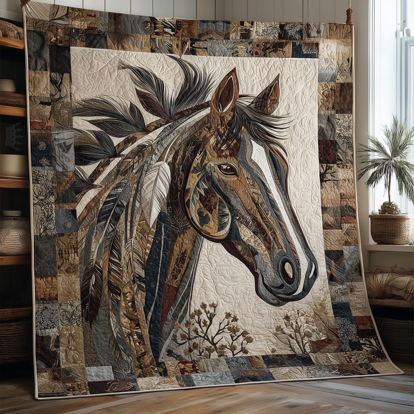 Horse Spirit Quilted Blanket GFTOMA8349