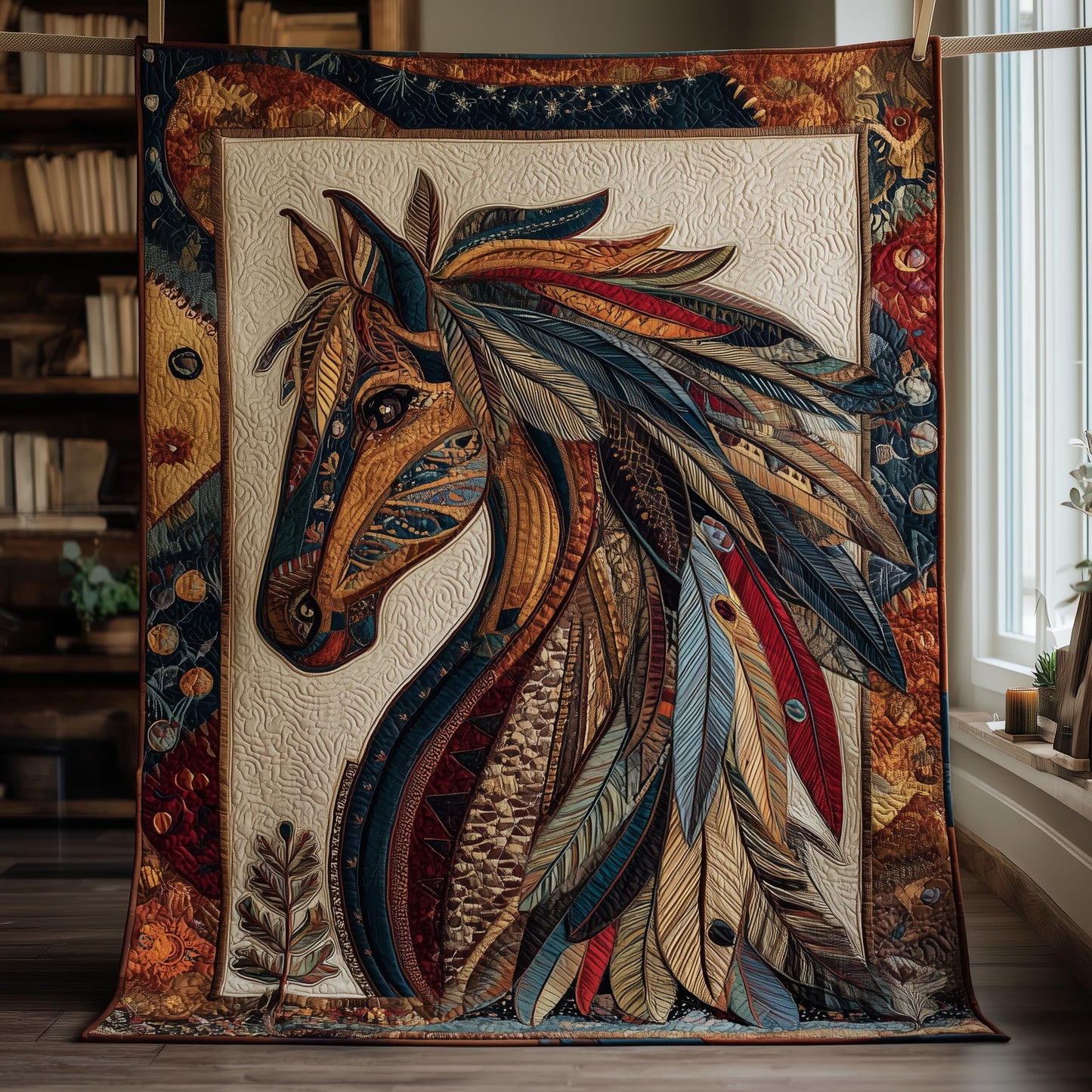 Horse Spirit Quilted Blanket GFTOMA8350