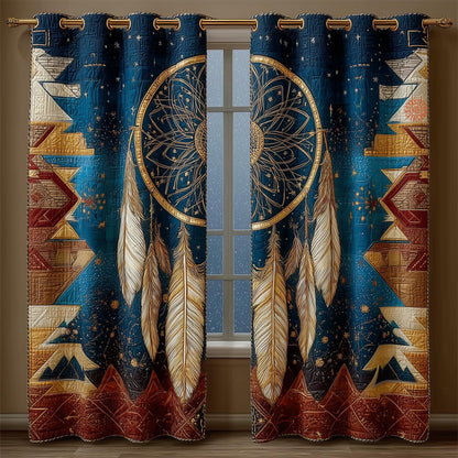 Tribal Soul Dreamcatcher Quilted Curtains GFTOMA8362