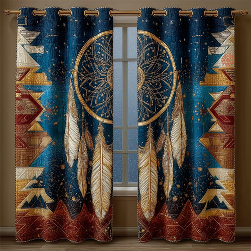 Tribal Soul Dreamcatcher Quilted Curtains GFTOMA8362