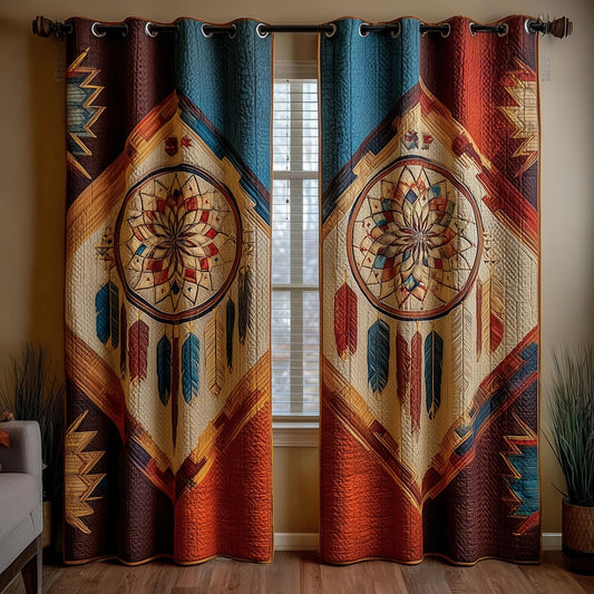 Tribal Soul Dreamcatcher Quilted Curtains GFTOMA8366