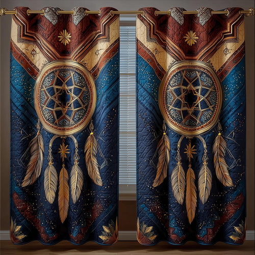 Tribal Soul Dreamcatcher Quilted Curtains GFTOMA8367