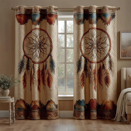 Tribal Soul Dreamcatcher Quilted Curtains GFTOMA8368