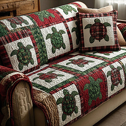Turtle Tide Quilted Sofa Cover GFTOMA8392