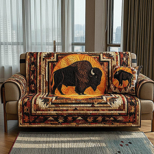 Bison Legacy Quilted Sofa Cover GFTOMA8427