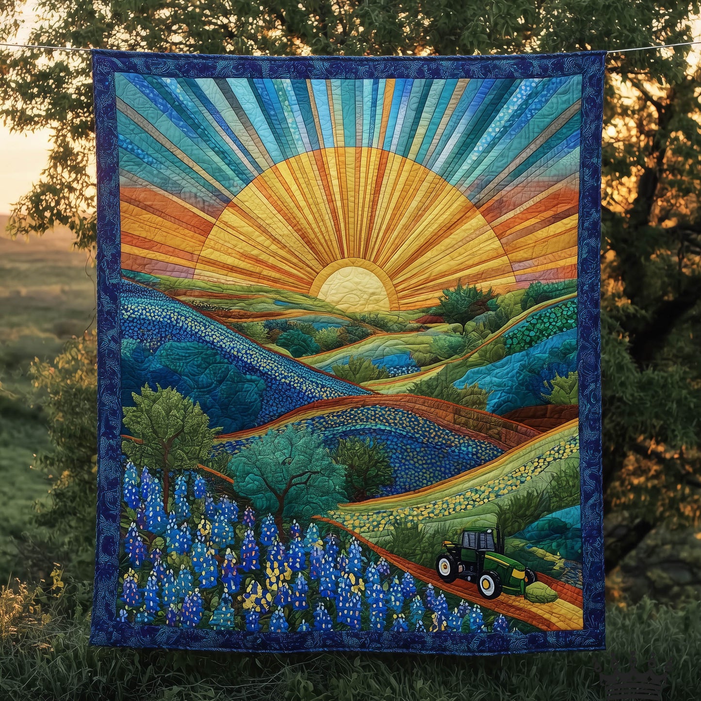 Lonestar Meadow Quilted Blanket GFTOMA8458