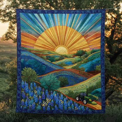 Lonestar Meadow Quilted Blanket GFTOMA8458