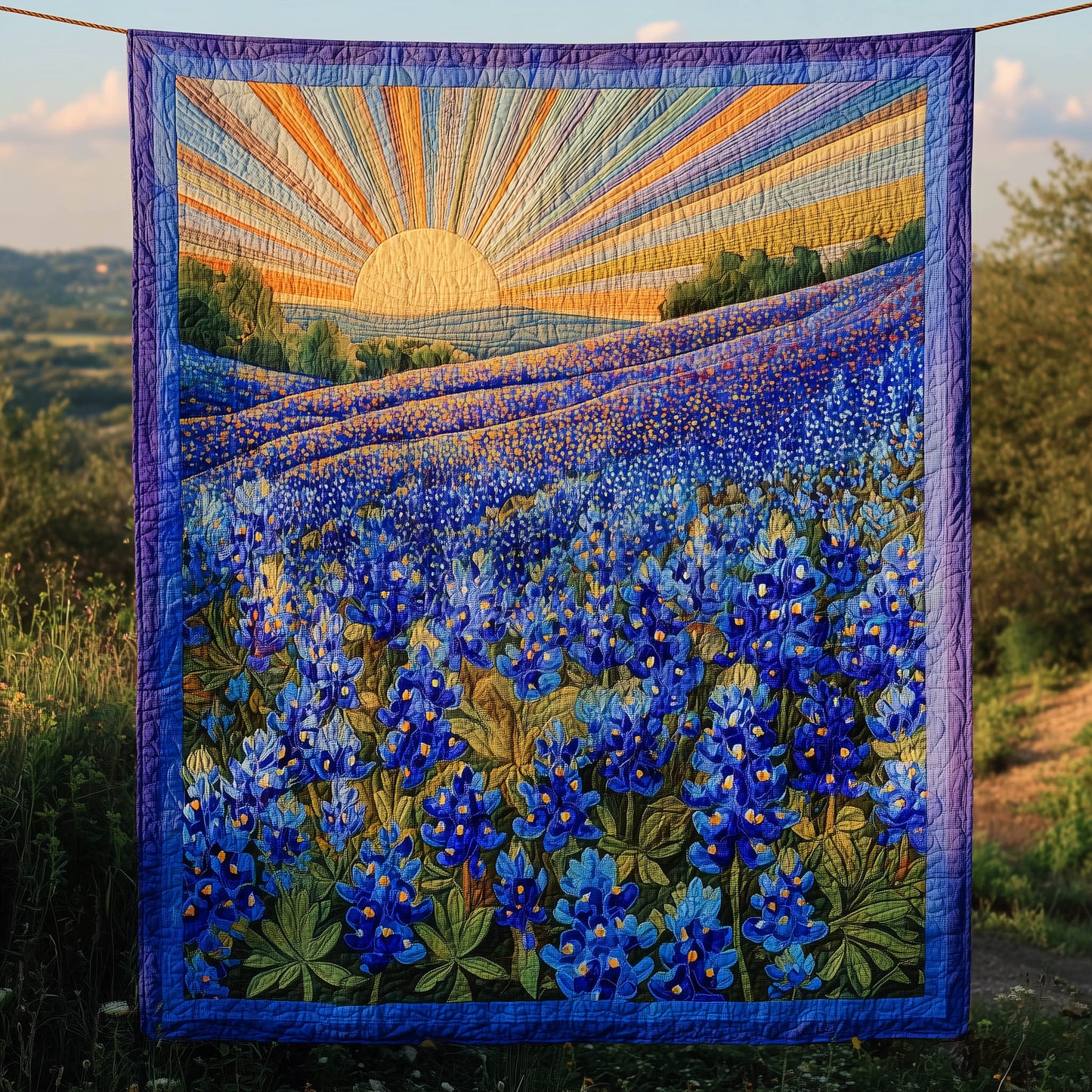Lone Prairie Quilted Blanket GFTOMA8462