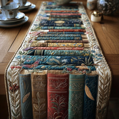 Bookish Quilted Table Runner GFTOMA8537