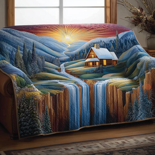 Meadow Cabin Quilted Sofa Cover GFTOMA8557