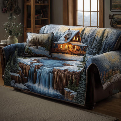 Meadow Cabin Quilted Sofa Cover GFTOMA8558
