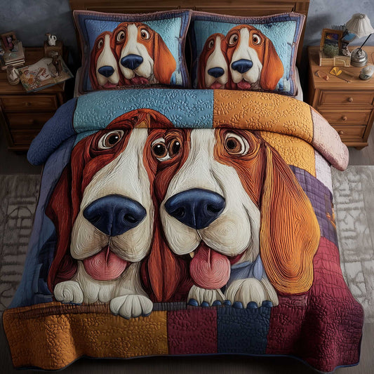 Basset Hounds Duvet Cover Set GFTOMA8581