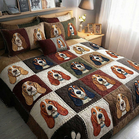 Basset Hounds Duvet Cover Set GFTOMA8586