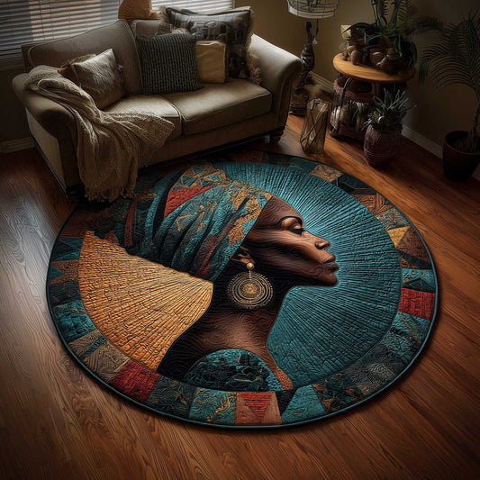 African Dream Quilted Round Mat GFTOMA8598