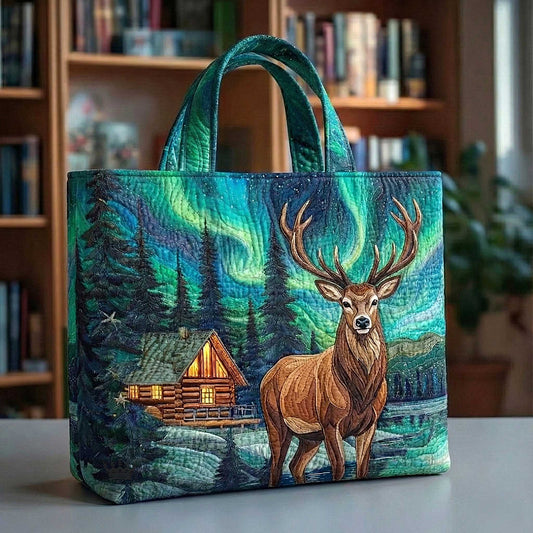 Deer Quilted Tote Bag GFTOMA8625