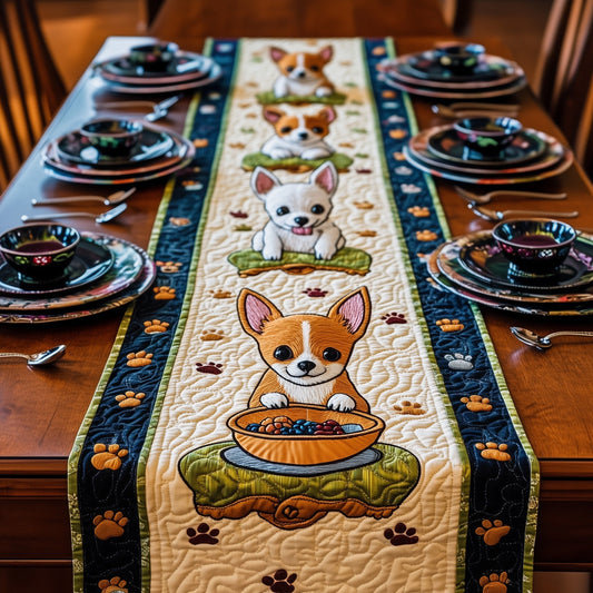 Chihuahua Quilted Table Runner GFTOMA864