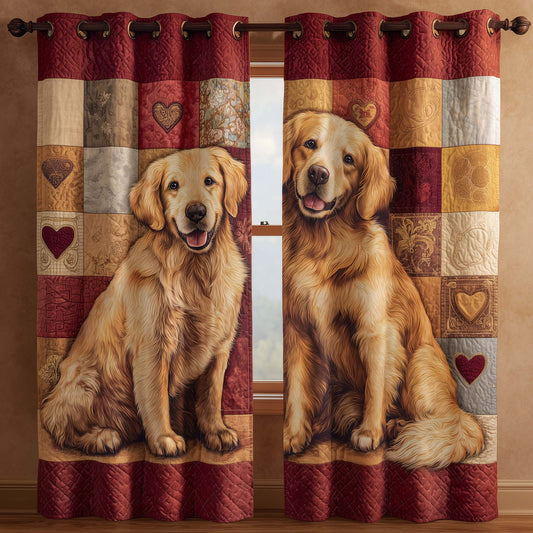 Pawfect Match Quilted Curtains GFTOMA8653