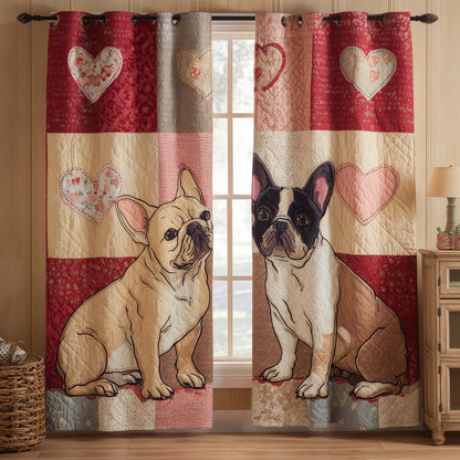 Puppy Love Quilted Curtains GFTOMA8657