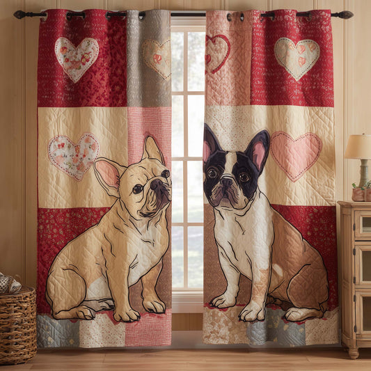 Puppy Love Quilted Curtains GFTOMA8657