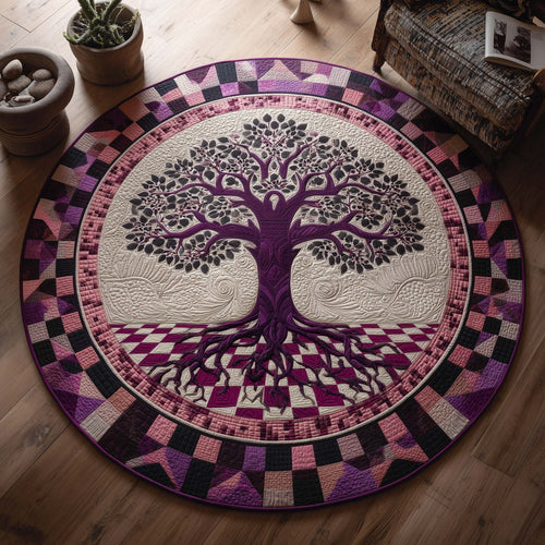 Tree Of Life Quilted Round Mat GFTOMA8667