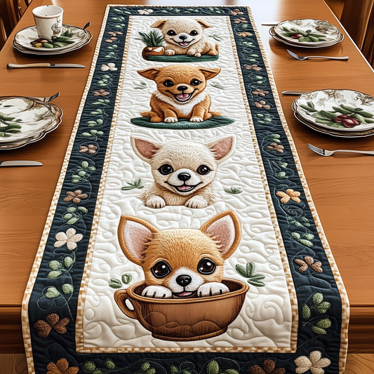 Chihuahua Quilted Table Runner GFTOMA867