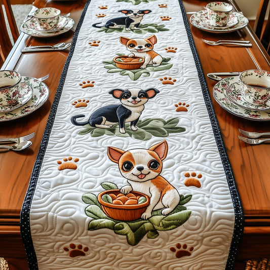Chihuahua Quilted Table Runner GFTOMA869