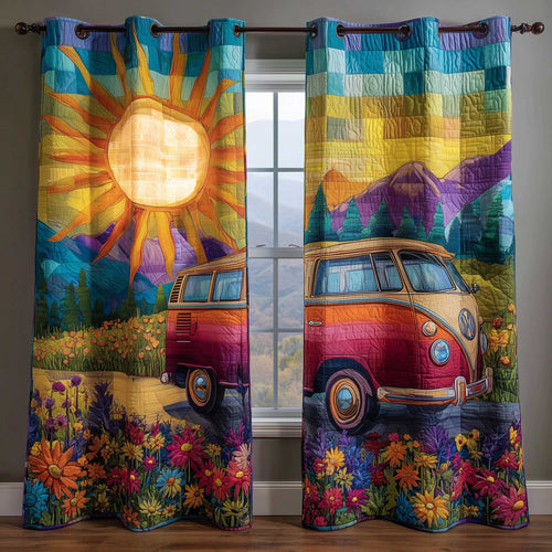 Free Spirit Van Quilted Curtains GFTOMA8721