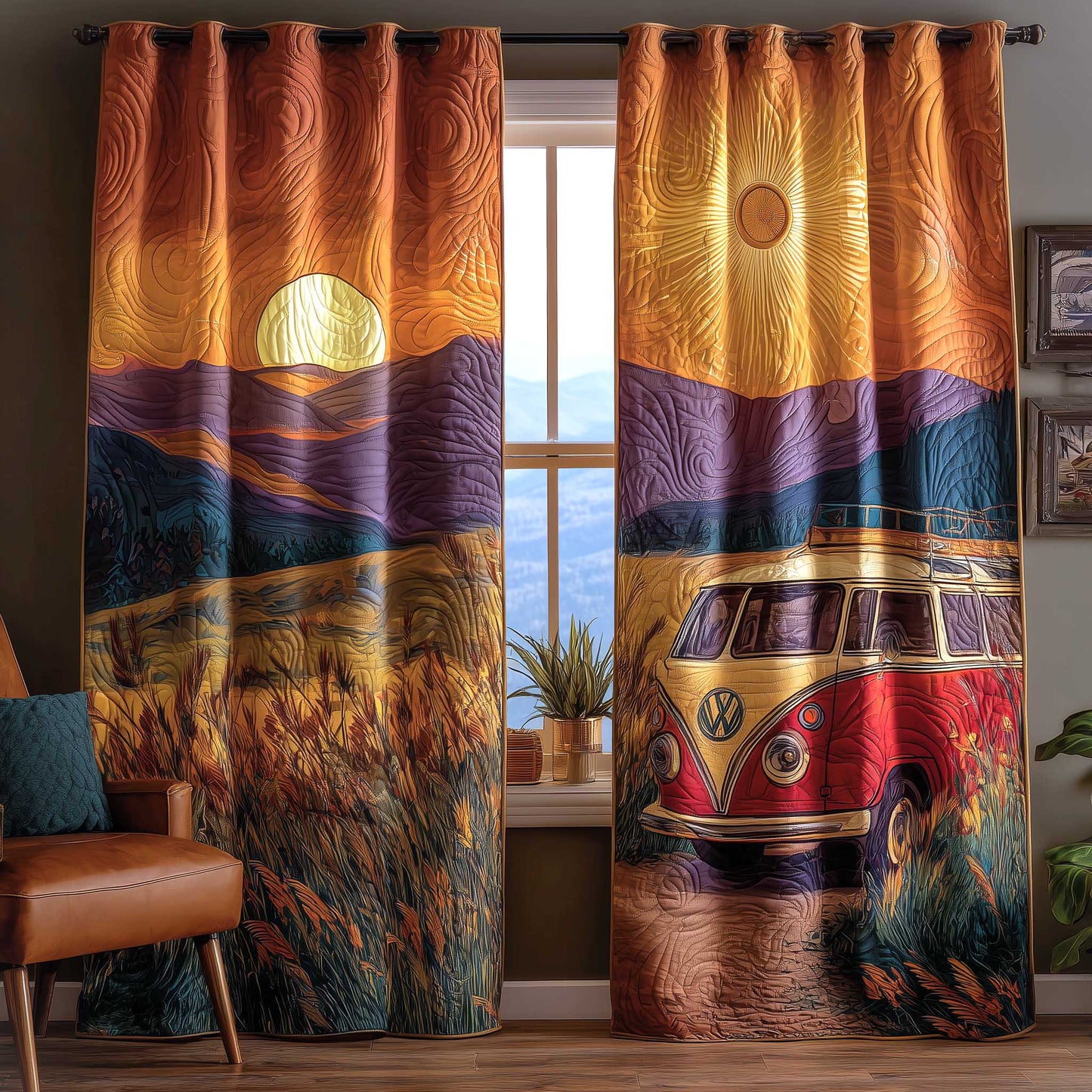 Soul Trip Quilted Curtains GFTOMA8723