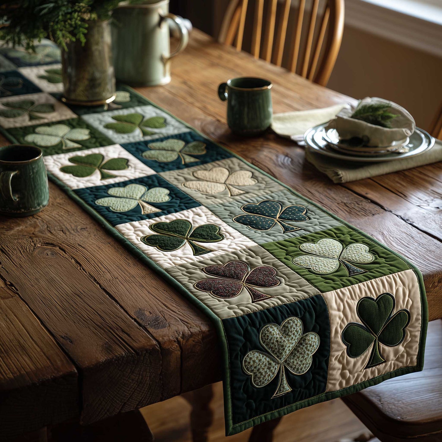 Irish Blessings Quilted Table Runner GFTOMA8748