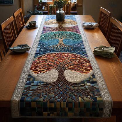 Celestial Tree Quilted Table Runner GFTOMA8756