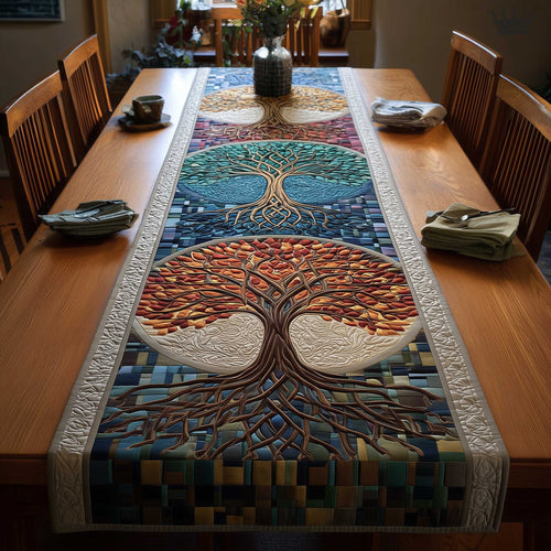 Celestial Tree Quilted Table Runner GFTOMA8756