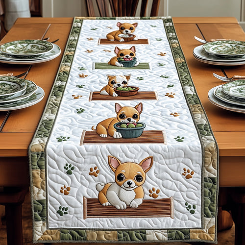 Chihuahua Quilted Table Runner GFTOMA875
