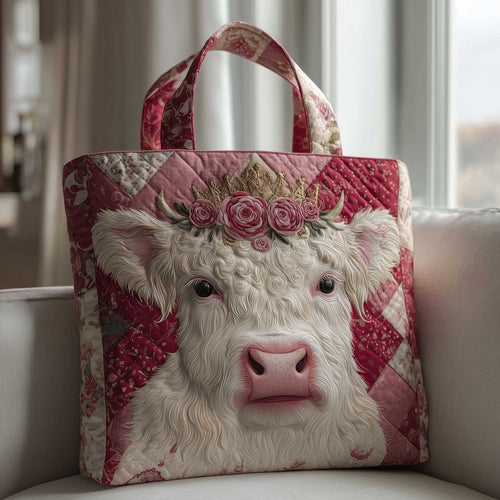 Farmhouse Cow  Quilted Tote Bag GFTOMA8766