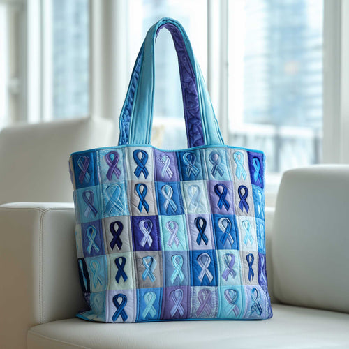 Ribbon of Hope Quilted Tote Bag GFTOMA8772