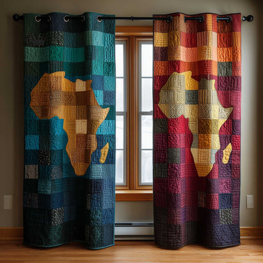 African Dream Quilted Curtains GFTOMA8797