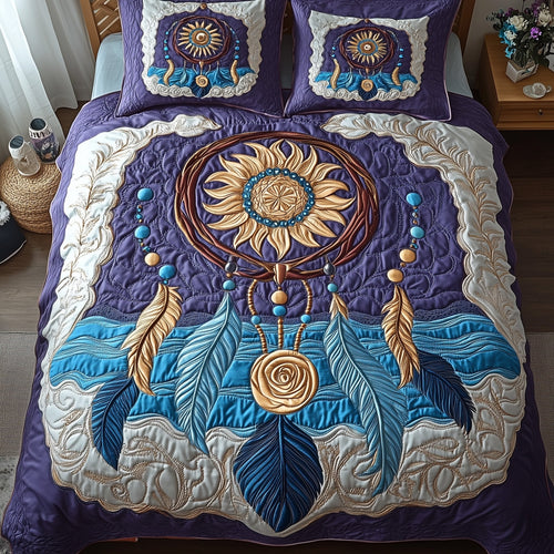 Celestial Dream Catcher 3-Piece Quilted Bedding Set GFTOMA881