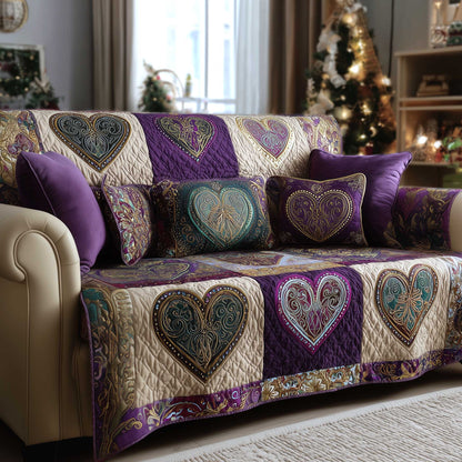 Heartloom Quilted Sofa Cover GFTOMA8862