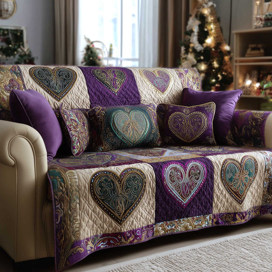 Heartloom Quilted Sofa Cover GFTOMA8862