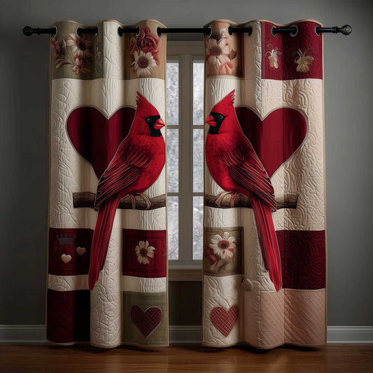 Cardinal Love Quilted Curtains GFTOMA8870